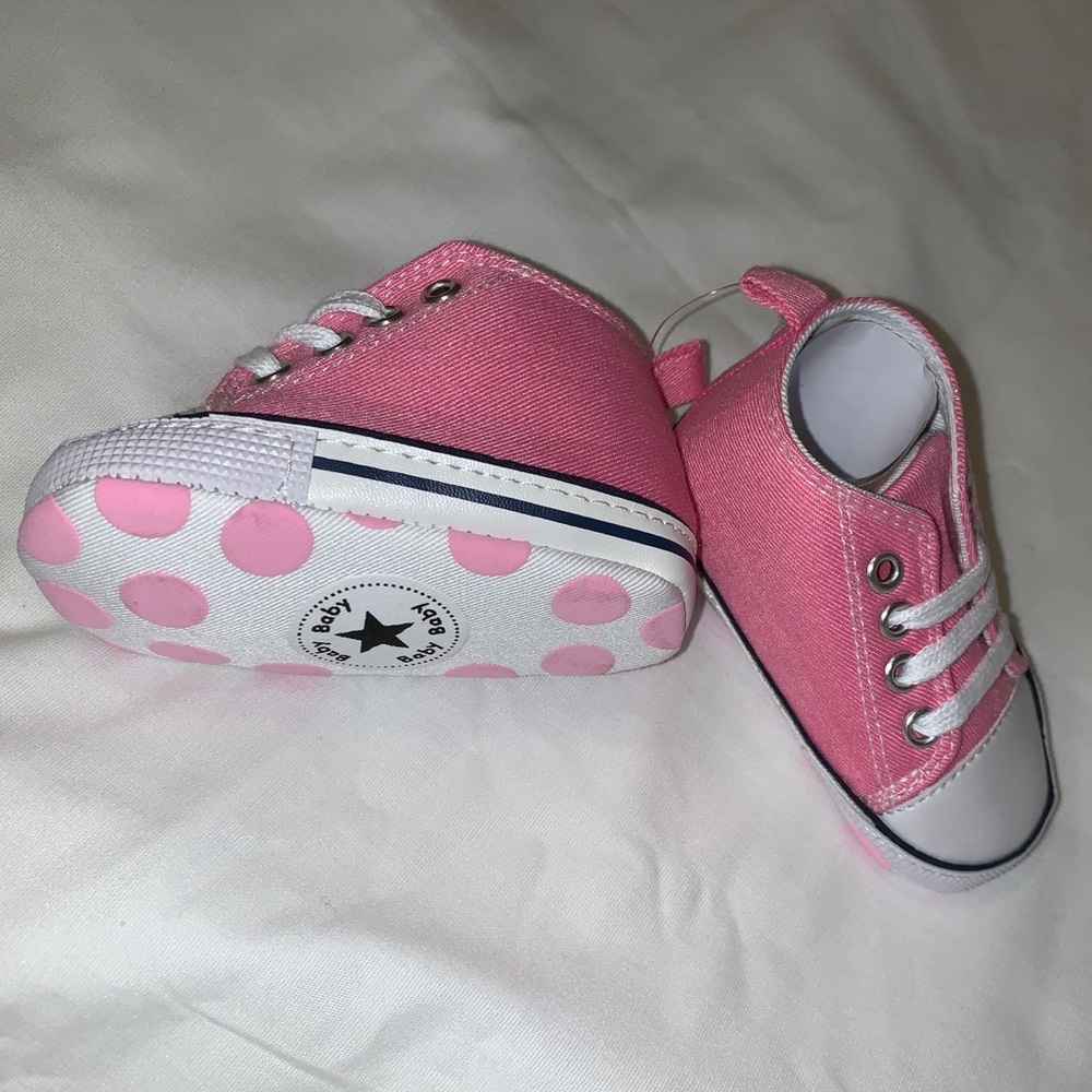 Infant Size 1 Pink Sneakers